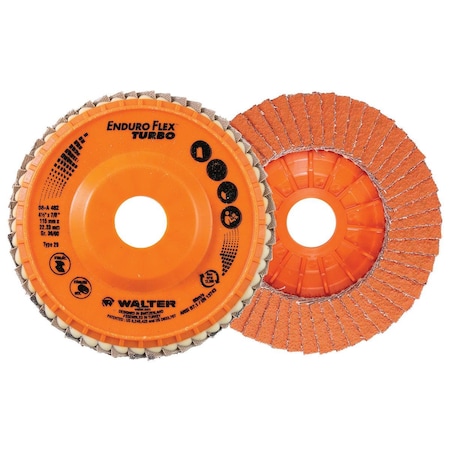 Walter Surface Technologies Enduro Flex Turbo 4-1/2 in. x 7/8 T29 Grit 36/60 06A482